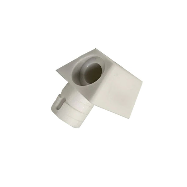 Worktop Block for 9mm hole - White