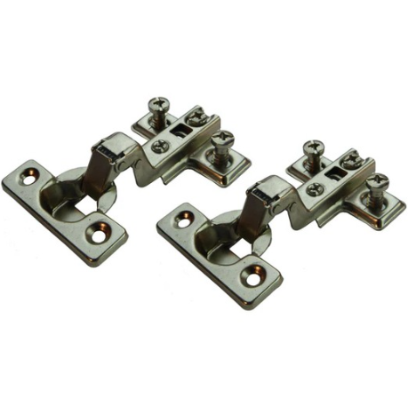 Slide On Tutti Inset Mini Cabinet Hinge 95° On 26mm Cup Diameter