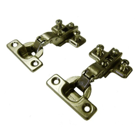 Ferrari 95° Half Overlay Mini Hinge - Nickel Plated