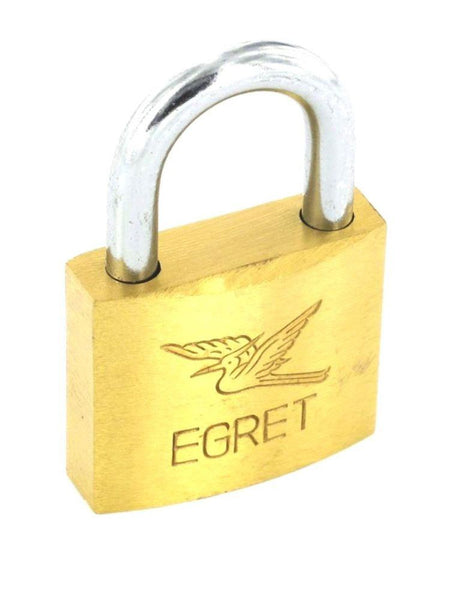Padlock with Cylinder Action - Brass - 50mm | Eurofit Direct