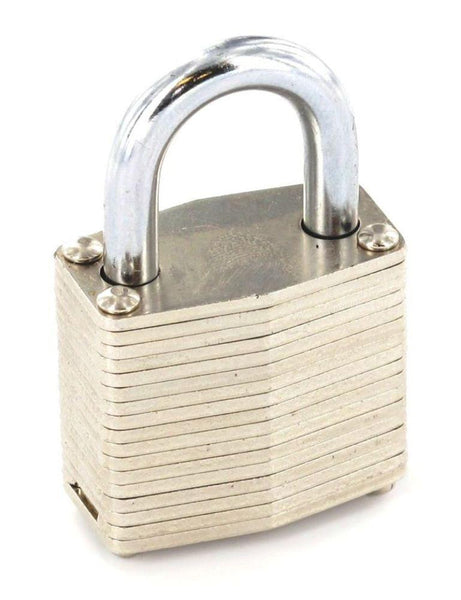 Laminated Padlock with Brass Cylinder - 40mm