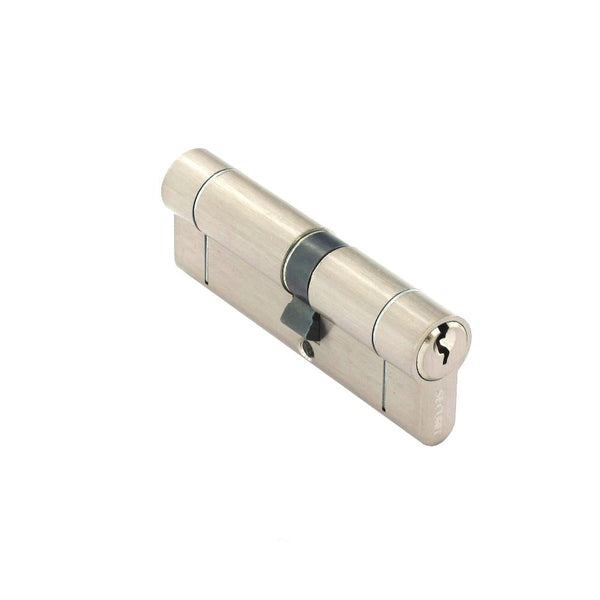 Securit Anti-Snap & Bump Euro Cylinder - 40 x 50mm - Nickel Plated