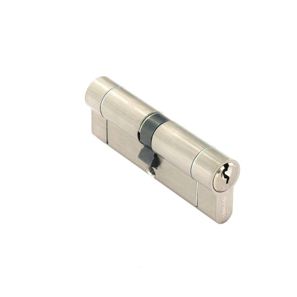 Securit Anti-Snap & Bump Euro Cylinder - 45 x 45mm - Nickel Plated