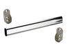 Wardrobe Rail End Support Nickel Plated
