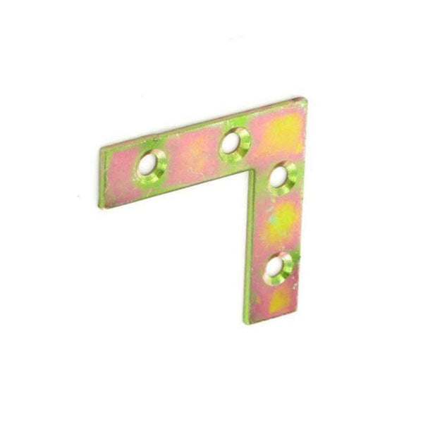 Corner Plate - 75mm - Zinc Plated