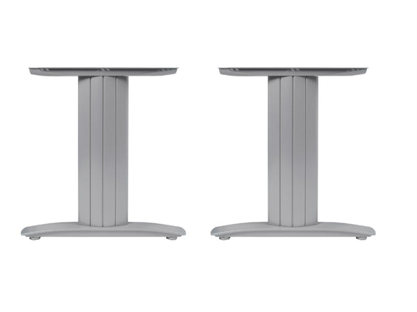 I frame desk 600mm deep top up to 1800mm wide Silver | Eurofit Direct