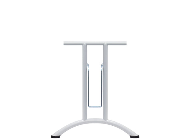 Folding Table Frame 690 x 580 Curved Foot White | Eurofit Direct
