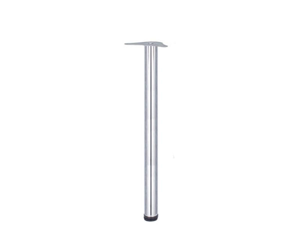 Table Leg 60 x 870mm With 30mm Adjustment - Chrome Plated - Each