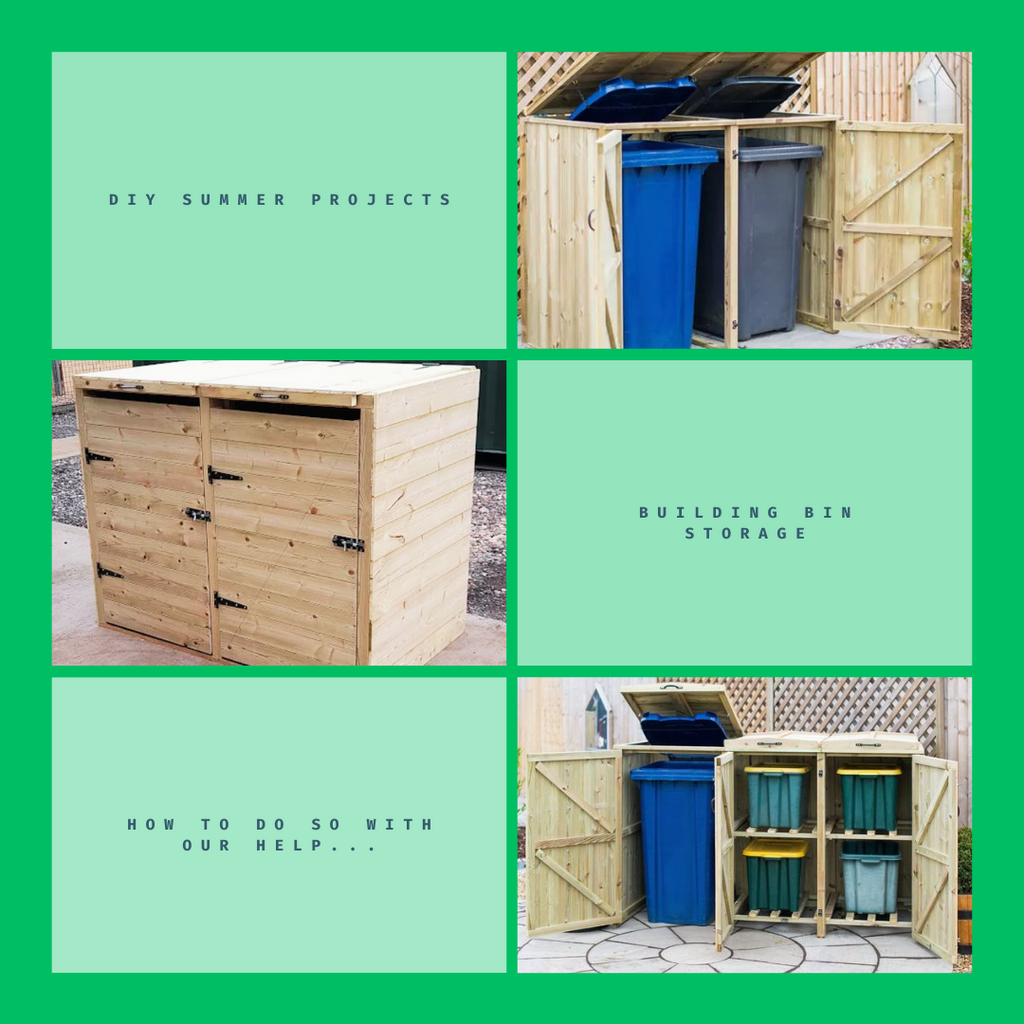 DIY Summer Projects: Building Bin Storage