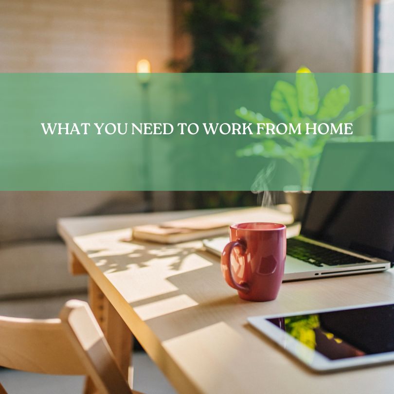 What You Need To Work From Home