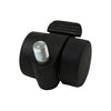 Eurofit Twin Castor - 30mm Wheel Diameter - Stem Fixing - Braked