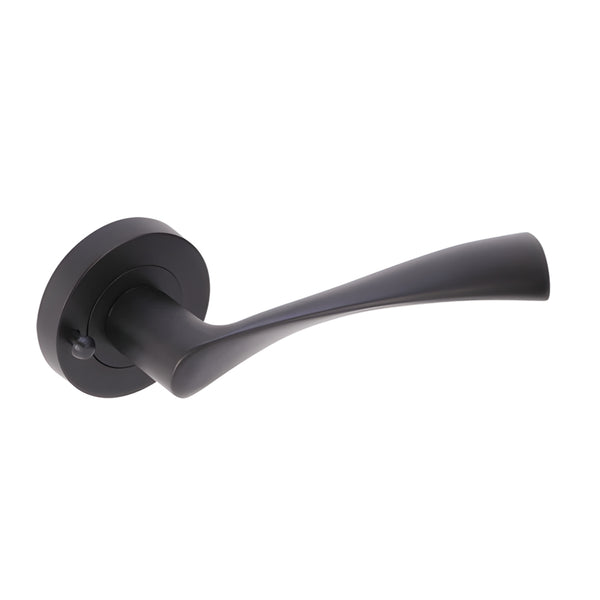 Zena Lever on rose Privacy Handle - Matt Black