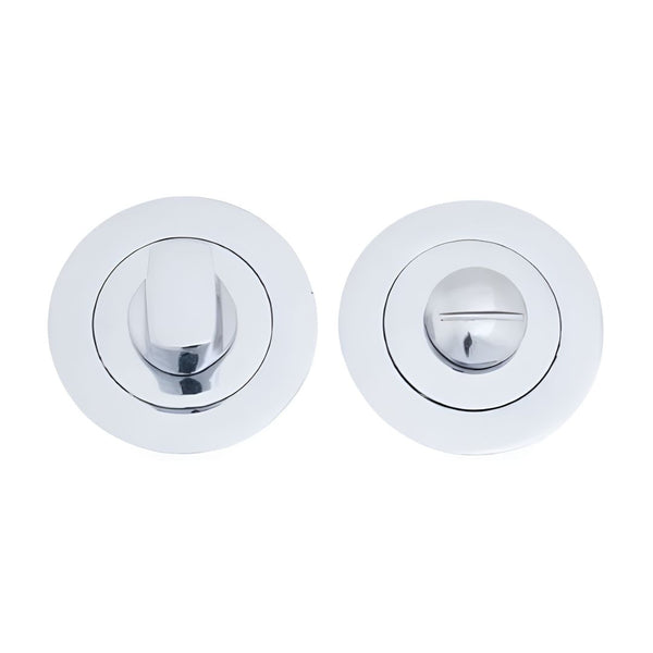 Bathroom Thumb Turn & Release Lock - Chrome