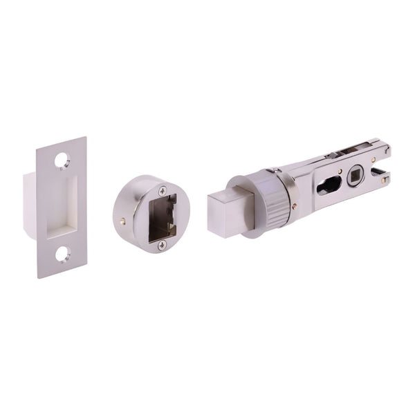 Tubular Bullet 76mm Bolt Latch - Satin Nickel