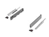 Slim Wall Soft Close Drawer System 250mm - 30kg - Full Extension
