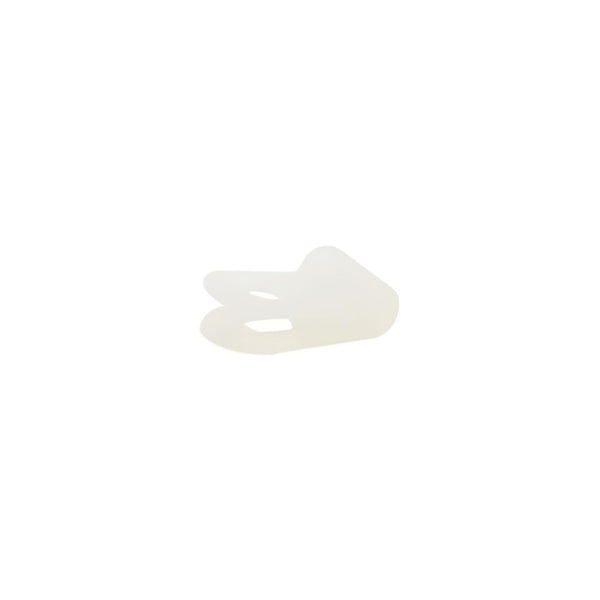 Nylon Natural 3mm P Clip/Clamp - White