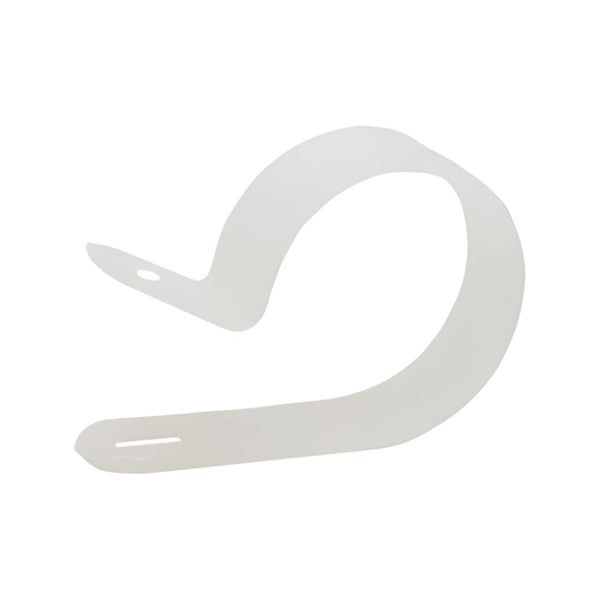Nylon Natural 36.7mm P Clip / Clamp - White