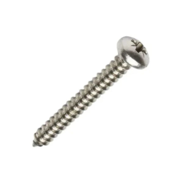 Self Tapping Pan PZ Type AB Screws 8g x 1 1/4" (4 x 30mm) - Zinc