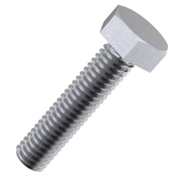 M12 x 170mm High Tensile Hex Head Bolts Grade 8.8 - Zinc