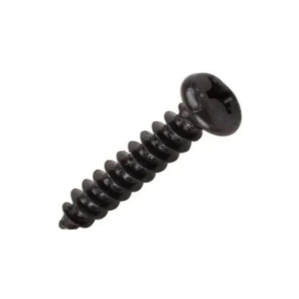 Self Tapping Pan PZ Type AB Screws 6g x 3/4" (3.5 x 20mm) - Black Zinc