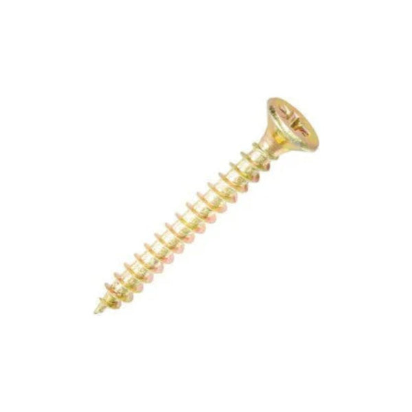 Chipboard Fully Threaded DBL Countersunk Pozi Screws 3 x 16mm - Y/Z
