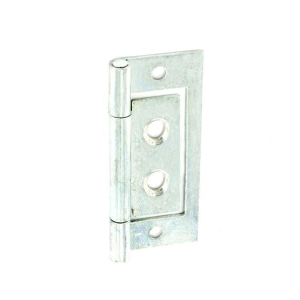Flush Hinge H75 x W55 x T1mm - Zinc Plated