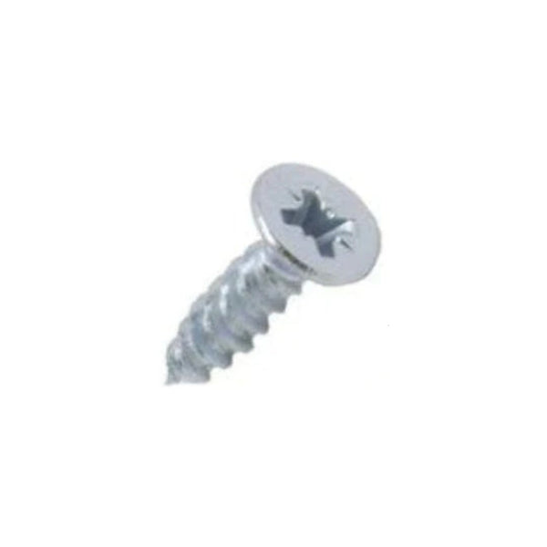 8g x 5/8" (4 x 16mm) Countersunk Pozi Wood Screws - Zinc