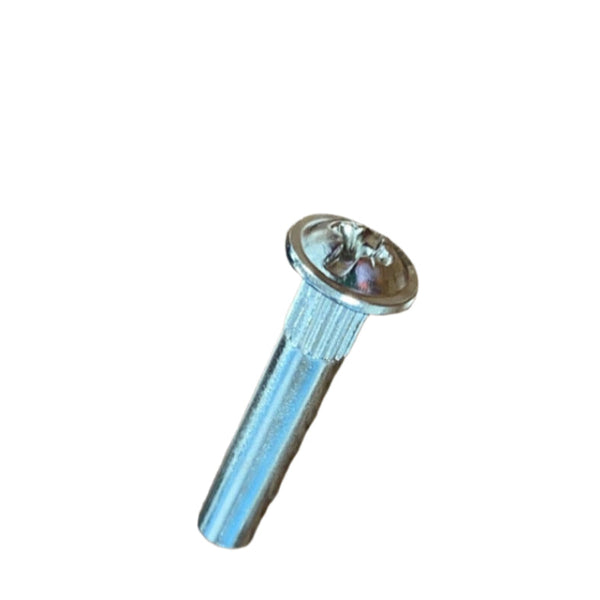 M4 x 27mm Flat Head Hex Recess Connecting Sleeve - Nickel