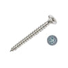 8g x 1 1/2" (4 x 40mm) Double Countersunk Pozi Chipboard Screws - Zinc