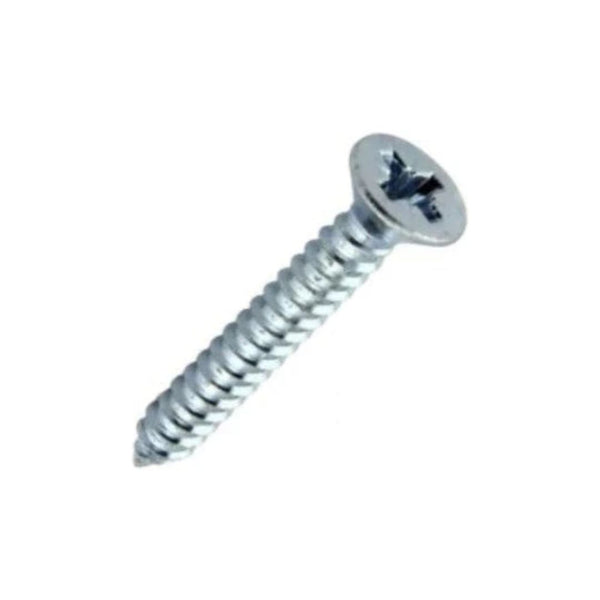 12g x 1 1/2" (5.5 x 38mm) Countersunk Pozi Type AB Self Tapping Screws - Zinc