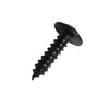 Self Tapping Pan PZ A2 S/S Screws 8g x 5/8" (4 x 16mm) - Black