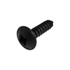 Self Tapping Pan PZ A2 S/S Screws 8g x 5/8" (4 x 16mm) - Black