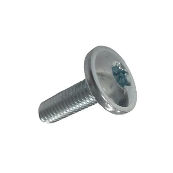 M6 x 20mm T30 Torx Flanged Button Head Screw GR4.6 Zinc
