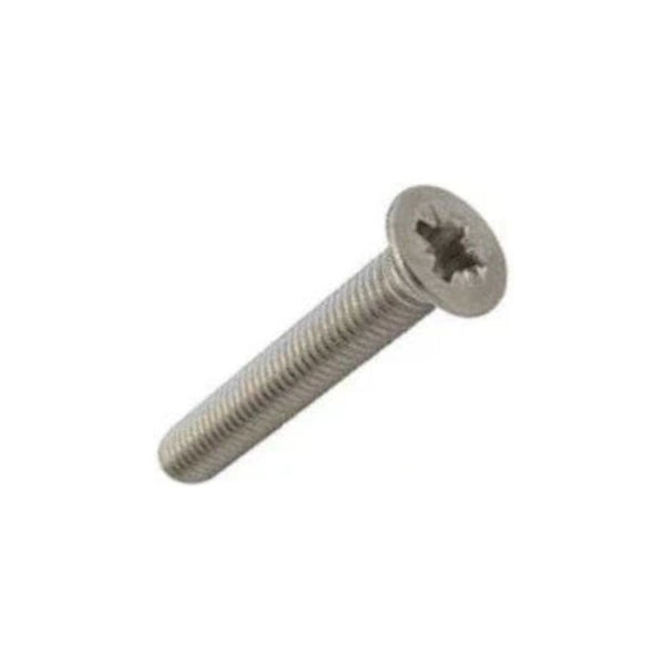 Machine PZ Countersunk Mild Steel DIN965 Screws M6 x 25mm - Zinc