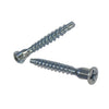 M6.3 x 50mm Confirmat Screws No3 Pozi With Hole For Cap - Zinc