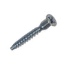 M6.3 x 50mm Confirmat Screws No3 Pozi With Hole For Cap - Zinc