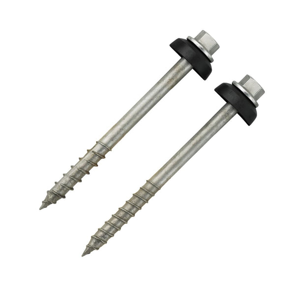 Concrete Screw Hex HD T17 Timber 'S' PT Fibafix + B Washer 6.3 x 95mm - Eurofit Direct