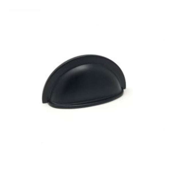 Cup Handle in Matt Black  - Hole Centres 64mm, Length 95mm
