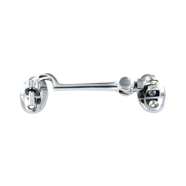 Cabin Lock 6"/150mm Hook & Catch - Chrome - Eurofit Direct