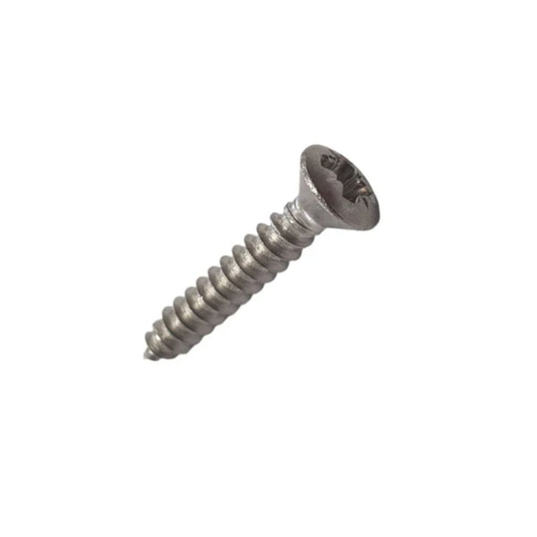 6g x 7/8" (3.5 x 23mm) Pozi Raised Oval Head AB Self Tapping Screws - S/Steel