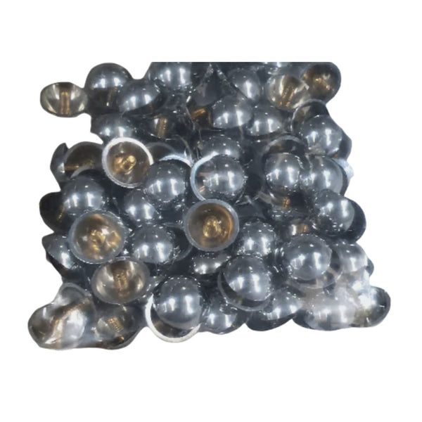 Threaded Dome Caps - Chrome