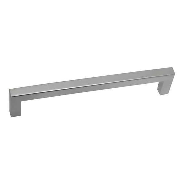 Pull D Handle Hole Centres 128mm - Matt Chrome - Eurofit Direct
