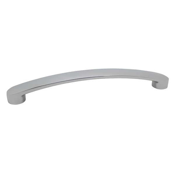 Pull Curved Handle Hole Centres 160mm - Chrome Plated - Eurofit Direct