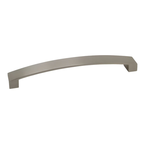 Pull Curved Handle Hole Centres 160mm - Stainless Steel Effect
