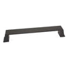 Cabinet Pull D Handle Hole Centres 160mm - Graphite Grey