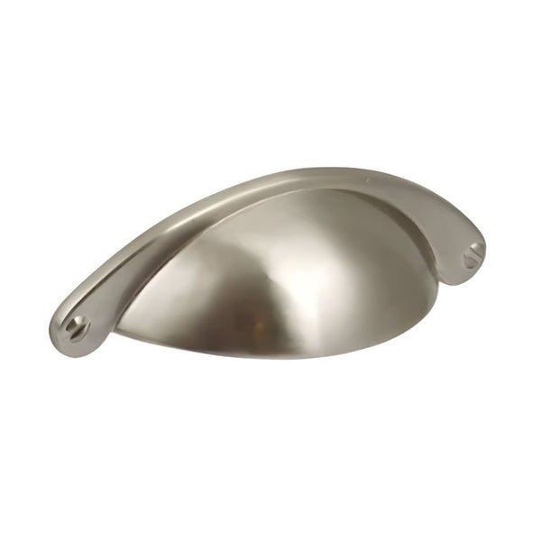 Knightsbridge Cup Handle Hole Centres 64mm - Stainless Steel Effect