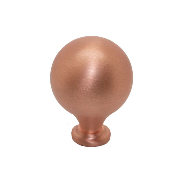 Round Knob 30mm - Brushed Copper