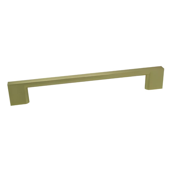 Pull Slim D Handle Hole Centres 160mm - Brushed Brass Effect - Eurofit Direct
