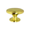 Cabinet Knob 38mm - Brushed Brass Effect