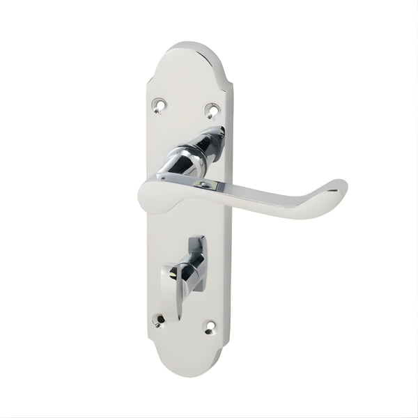 Mirage Bathroom Set with Backplate 170mm Chrome